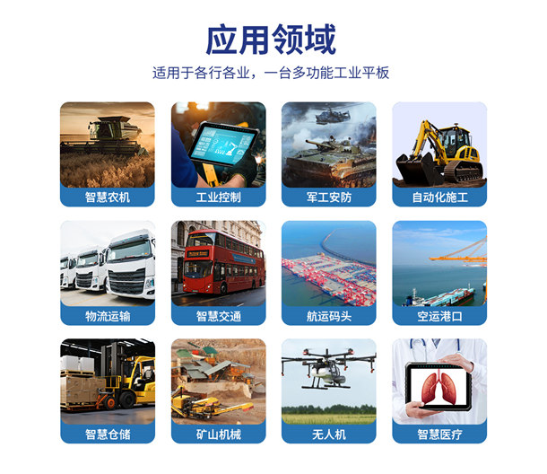 J9九游会老哥俱乐部智显10寸车载工业平板的行业应用
